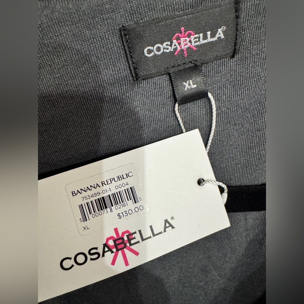 New! COSABELLA Banana Republic BELLA COTTON PAJAMA TOP XL gray - Picture 5 of 8